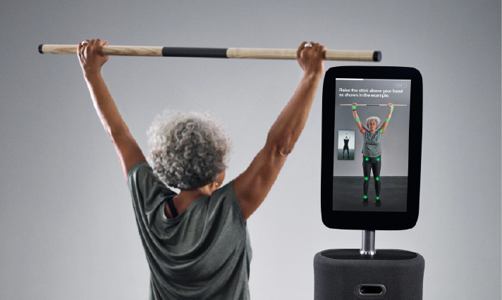 正しいフォームを画面表示 | 【U-GYM】AIフィットネス サウナ 天然温泉フィットネスジム